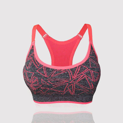 Adjustable Straps Padded Sports Bra